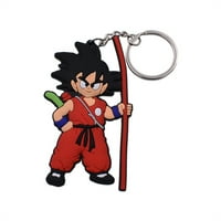Eebon Dragon Z Keychain 2.5 Младежки Goku Kerings Silicone Carton висулка