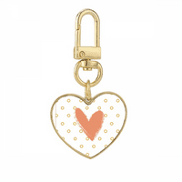 Оформено s Art Gold Heart Keychain Metal Keyring притежател
