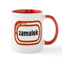 Cafepress - Zamalek Football Club Fan Mug - Oz Ceramic Mug - Noftty Coffee Tea Cup