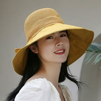 Mairbeon жени шапки сгъваеми леки декоративни миещи се пространство, спестяващо дишащо добре изглеждащ широк ръб мека слънчева шапка ежедневна шапка