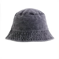 Unise Double Side Wear Bervible Bucket Hat Trendy Cotton Twill Canvas Sun Fishing Hat Fashion Cap Bucket