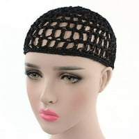 Floleo Clearance Жени ръчно плетене на една кука коса изтъкана коса Net Hair Cap Night Cap