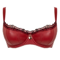 Scantilly от Curvy Kate Key to My Heart Paded Half Cup Underwire Bra, 34HH, Rouge