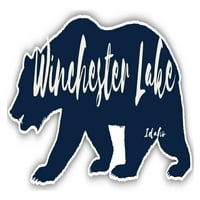 Winchester Lake Idaho сувенир 3x хладилник магнит мечка дизайн