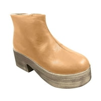 Hunpta Boots for Women Shoes Fashion Casual Roman Plect Heas