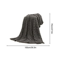 Wioihee 70x супер мек топъл твърд топъл микро плюшено руно одеяло за хвърляне на теченце за килим