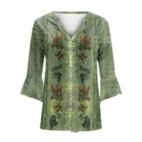 Pyju Лек кардиган за жени лято, ръкав флорален принт отворен фронтен бутон ризи облечени ежедневни кимоно кимоно плаж прикрийте драпирани есенни върхове