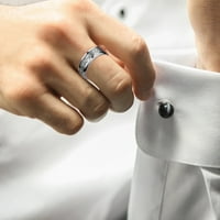 Mortilo Titanium Steel Dragon Ring със сребърен златен пръстен от неръждаема стомана